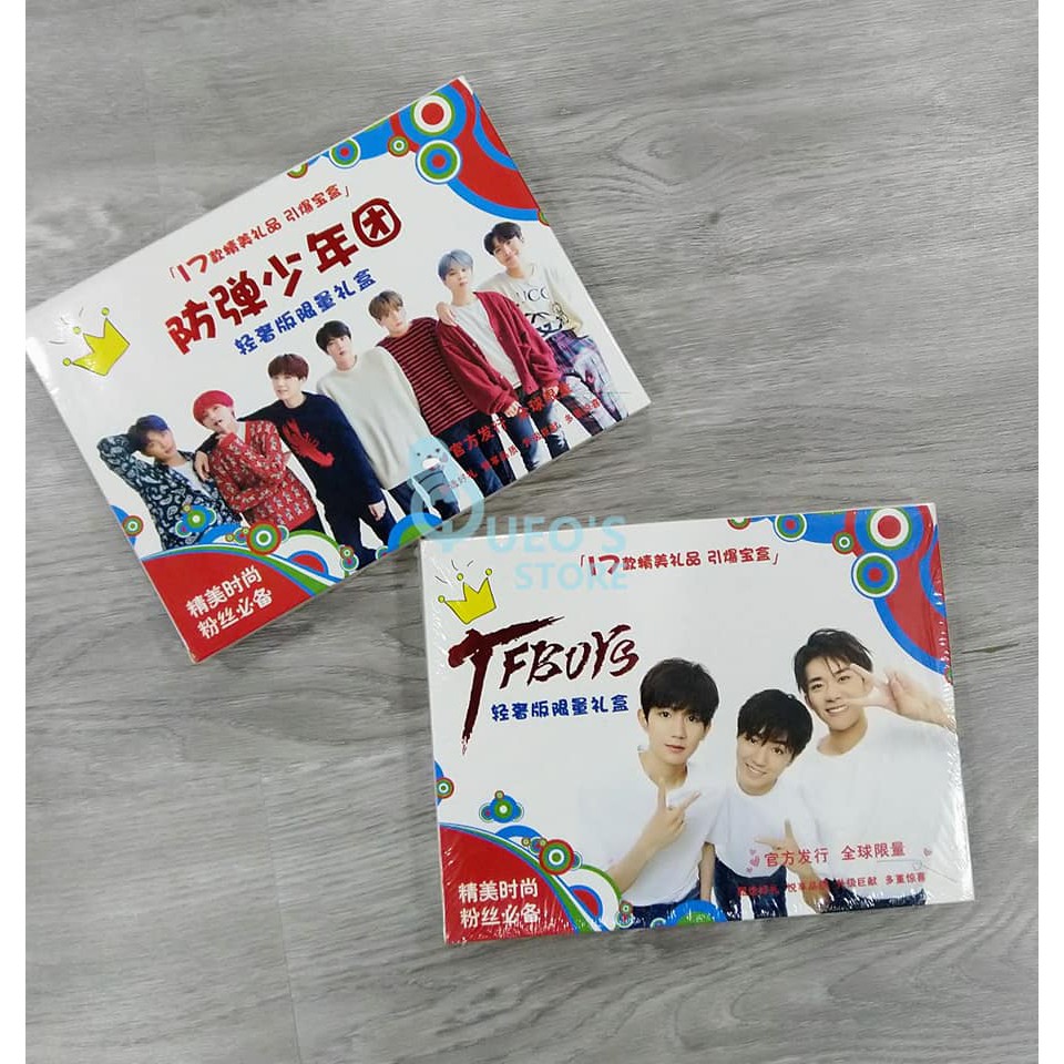 Combo hộp ảnh trang trí BTS, TFBOYS, TRẦN TÌNH LỆNH, TIÊU CHIẾN, VƯƠNG NHẤT BÁC