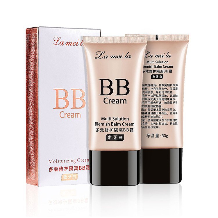 Bộ trang điểm La Mei La Kem BB che khuyết điểm + Phấn phủ bột + Chì kẻ mày + Bút kẻ mắt dạ + Mascara + Son kem ZD-BTD73 | BigBuy360 - bigbuy360.vn