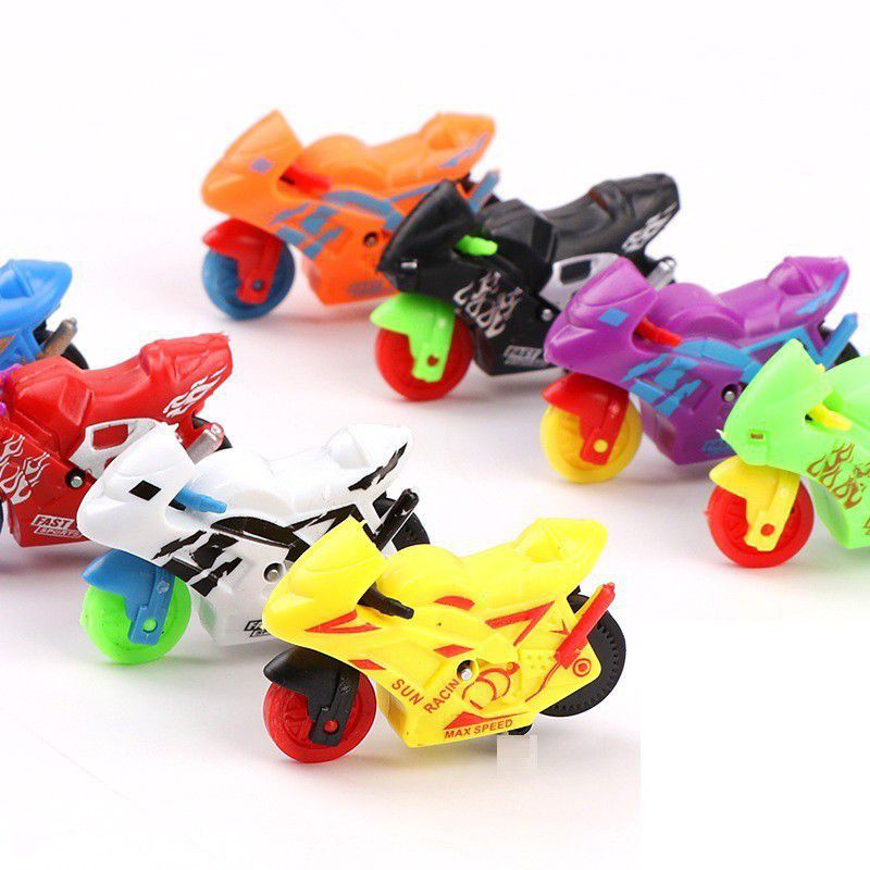 XE MOTO ĐUA ĐỊA HÌNH MINI BÁNH ĐÀ CHO BÉ đồ chơi trẻ em