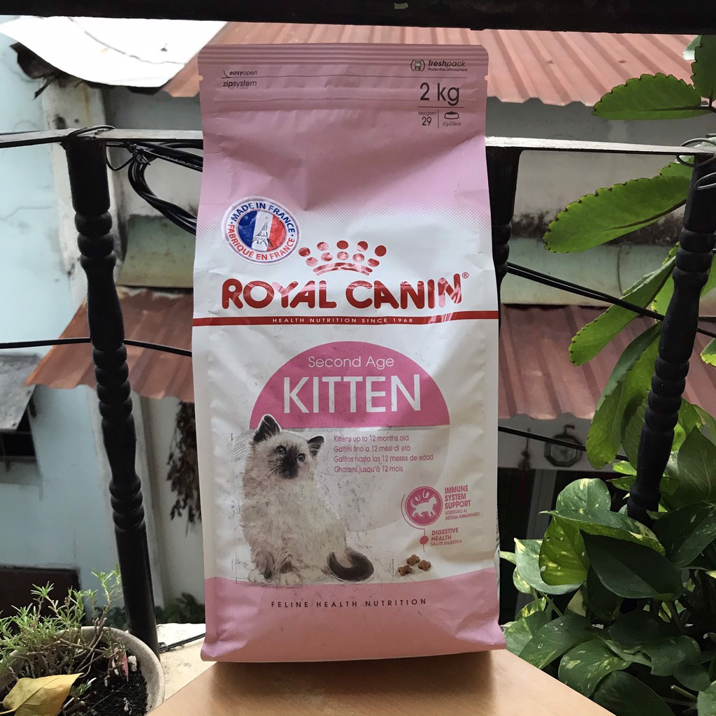 Nguyên túi 2kg thức ăn dạng hạt Royal Canin dành cho mèo mọi lứa tuổi