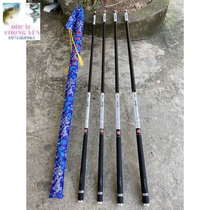 CẦN CÂU TAY GW YINGFENG Độ Cứng 5h Kích Cỡ 3m6 - 6m3 CACBON