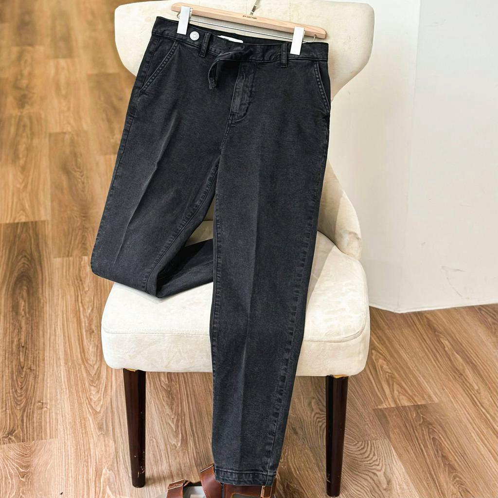 Quần Jeans Dài Nam BY COTTON Trousers Dark Grey