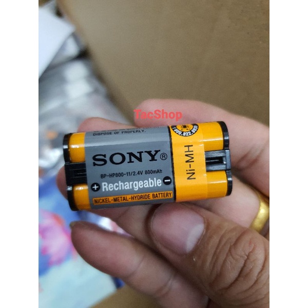 Pin sạc Sony BP-HP800-11/2.4V Ni-MH 800Mah Size AAA Hàng Chính Hãng Sony mới chưa sử dụng