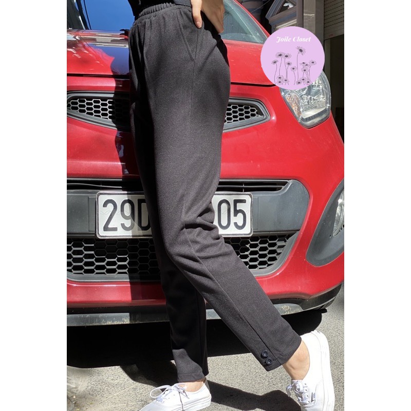 quần baggy umi dạ, phối cúc_539