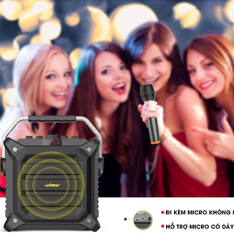Loa karaoke bluetooth W-King K3H 100W tặng kèm mic, Loa di động, Pin cực lâu - BH 12 tháng