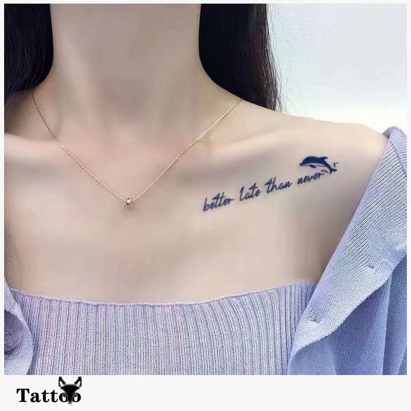 Hình Xăm Mini 15 Ngày Hình Xăm Dán Chữ Tiếng Anh Chống Thấm Nước Lâu Trôi