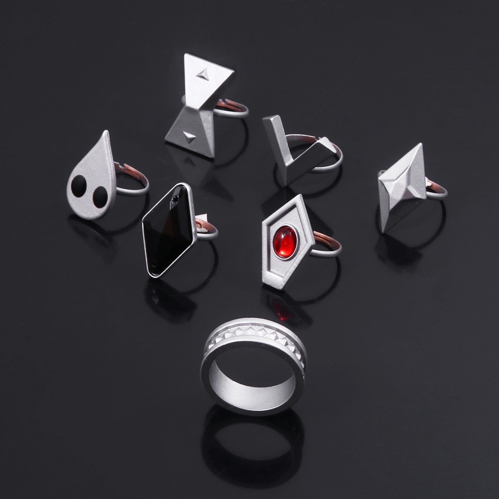 Bộ 7 Nhẫn Hóa Trang Nhân Vật Hutao Trong Genshin Va Chạm