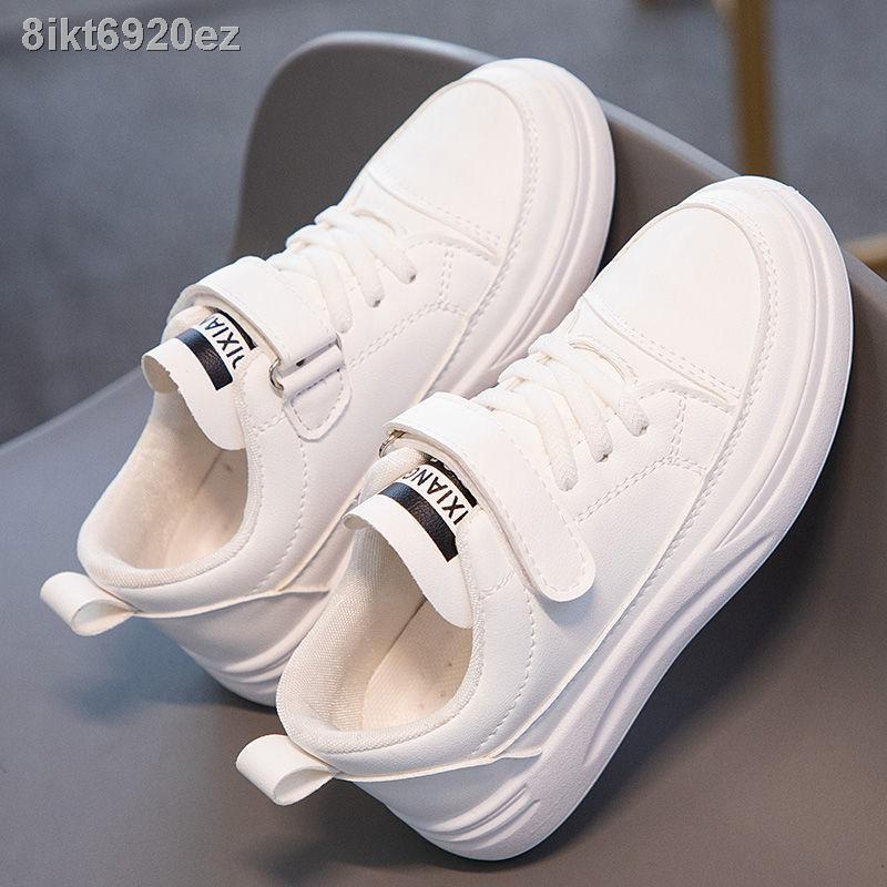 (Date mới)Giày cho bé gái 2021 trẻ em mùa xuân hè mới, lớn, học sinh tiểu học, da em, thể thao