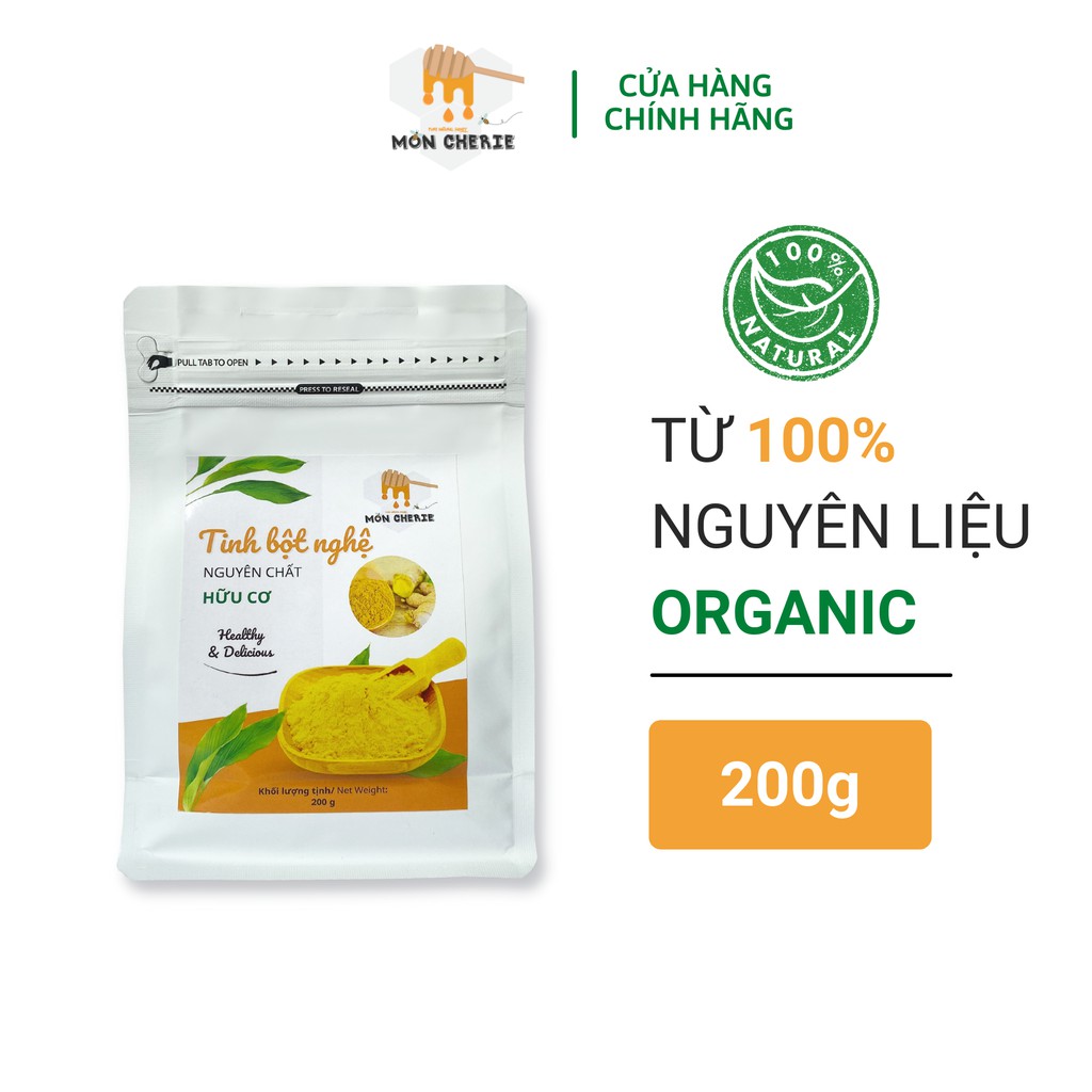 Tinh Bột Nghệ Nguyên Chất Mon Cherie Honey Loại Cao Cấp 200g