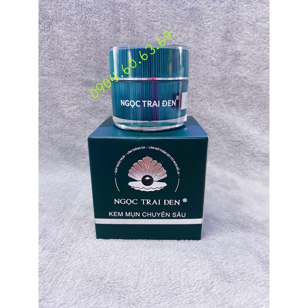 Kem NGỌC TRAI ĐEN 12g Kem Mụn Chuyên Sâu