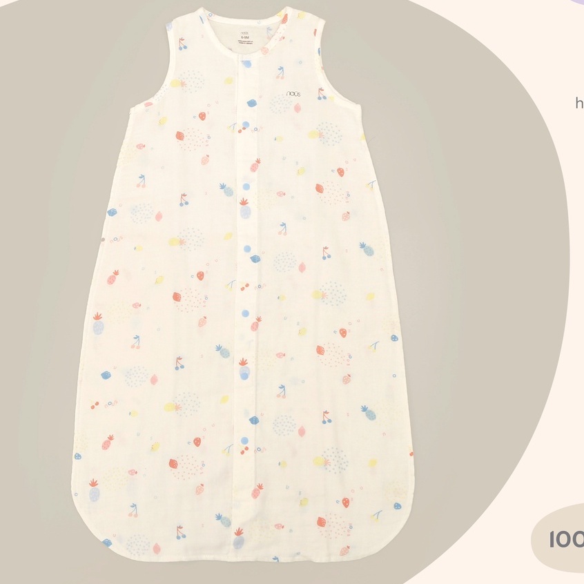 Túi ngủ cho bé Nous- Chất liệu Nu xô thông thoáng thấm