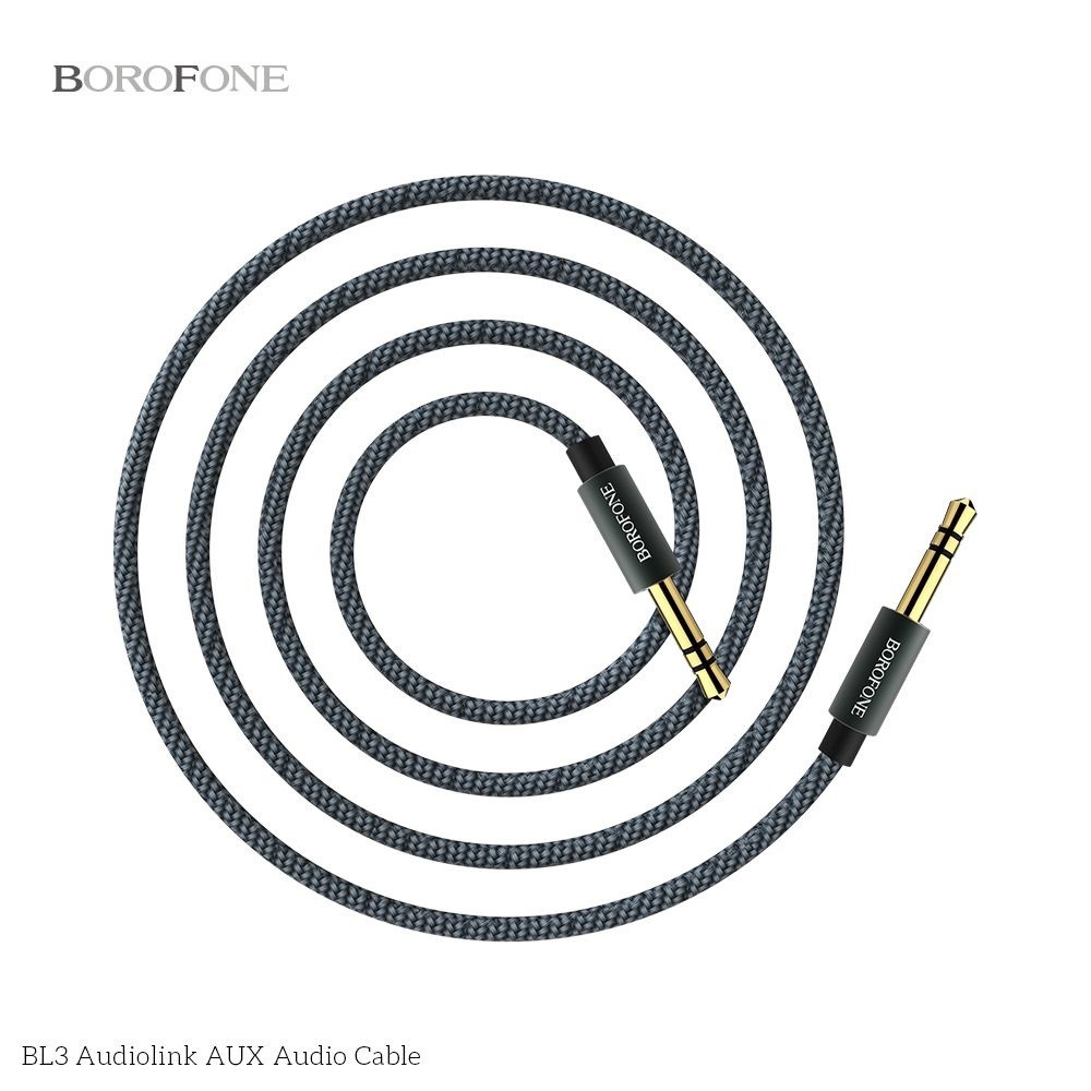 Cáp Âm Thanh Borofone BL3 2 đầu 3.5mm Chính Hãng - Jack Audio AUX