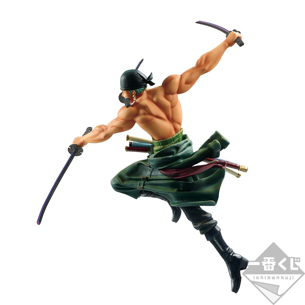 Mô hình chính hãng One Piece: Roronoa Zoro - Ichiban Kuji ver Hano Dynamic BATTLE Figure