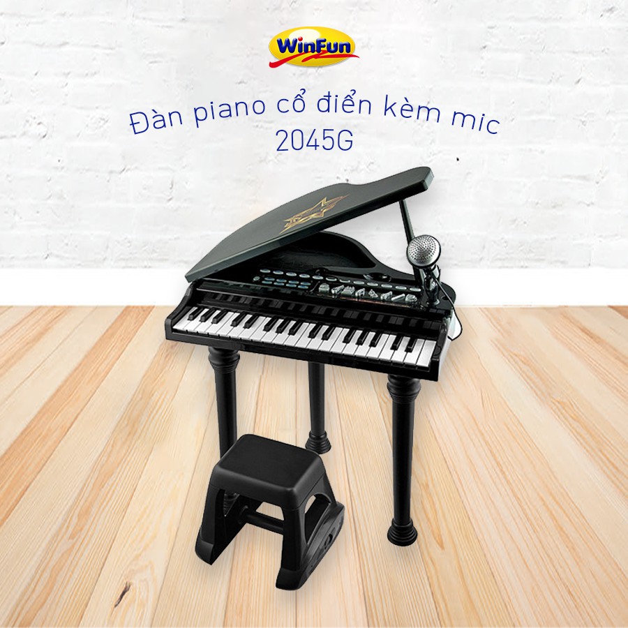 Đàn piano cổ điển kèm mic Winfun 2045