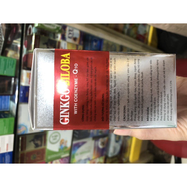 Viên uống ginkgo biloba with Coenzyme Q10