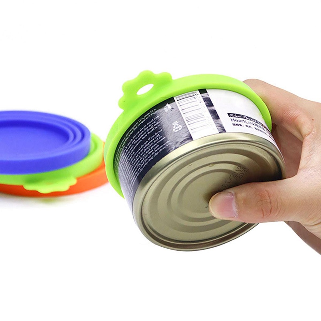Nắp Đậy Lon Nước AUGUSTINA Bằng Silicon Nhiều Màu Có Thể Tái Sử Dụng Tiện Lợi Ốp