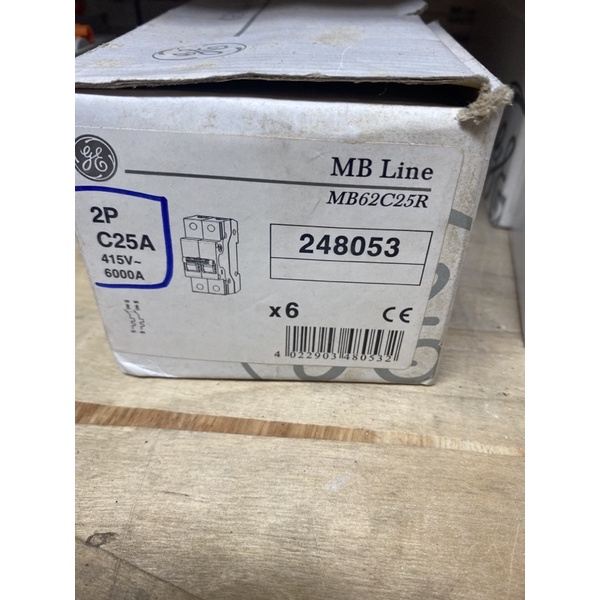 Cầu dao - MCB AC 2P 25A -6KA MB- General Electric