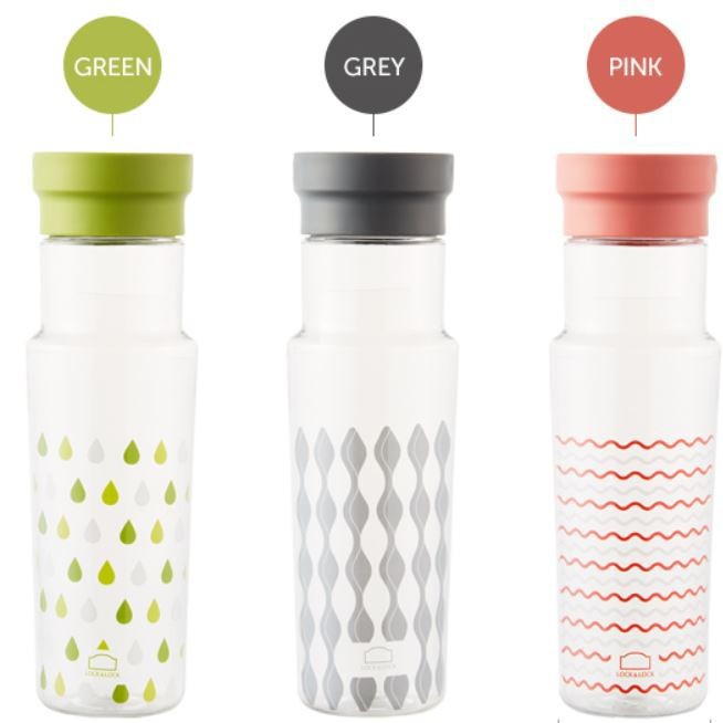 Bình nước nhựa Tritan cao cấp có quai xách 500ml LocknLock ABF692