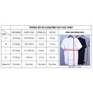 Áo longtee vạt cao thấp (video)
