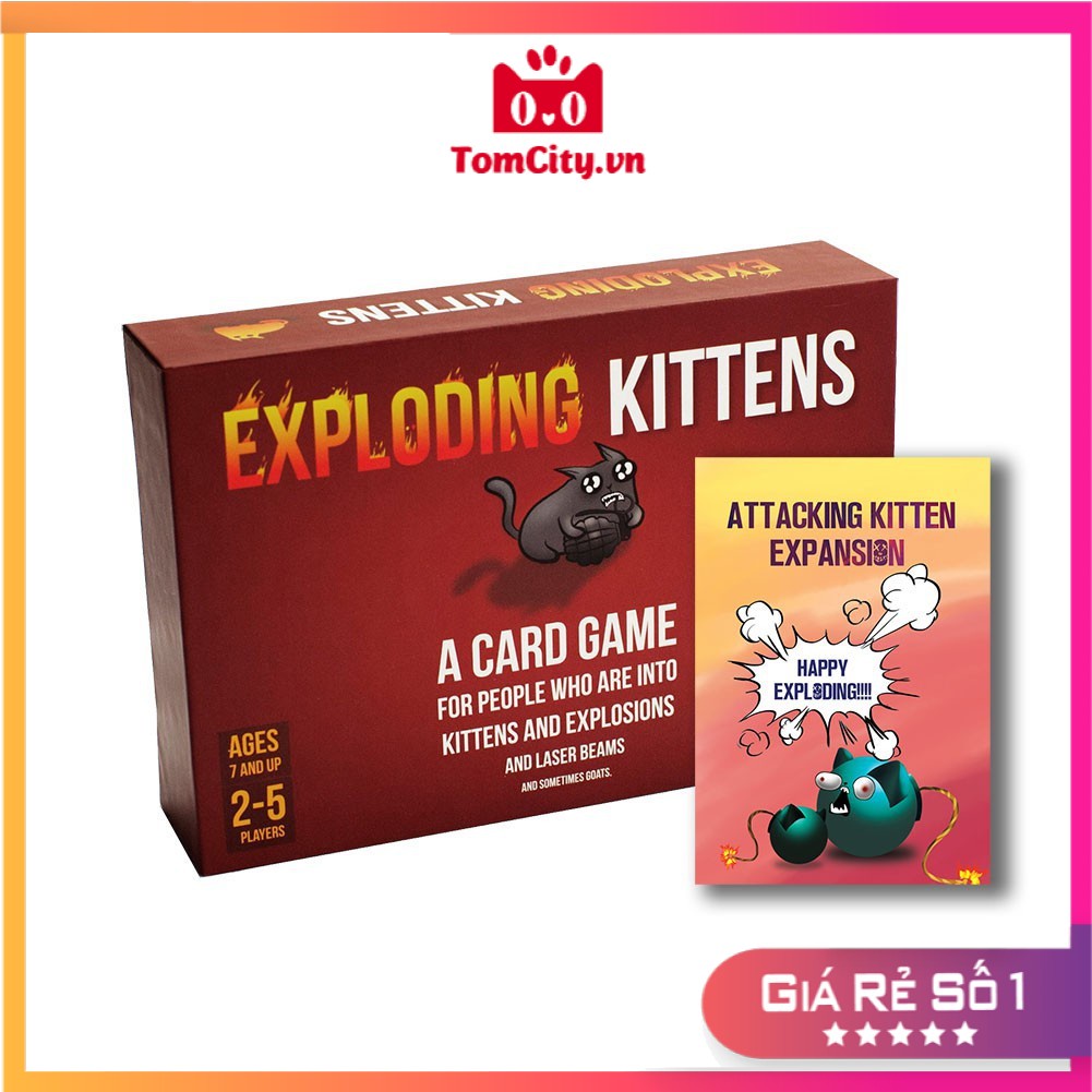 Combo mèo nổ Exploding Kittens tấn công