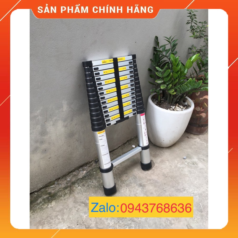 Thang Nhôm Rút Từ (2.6M - 5.4M) Nhập Khẩu [Tặng 2 Chốt Thang]