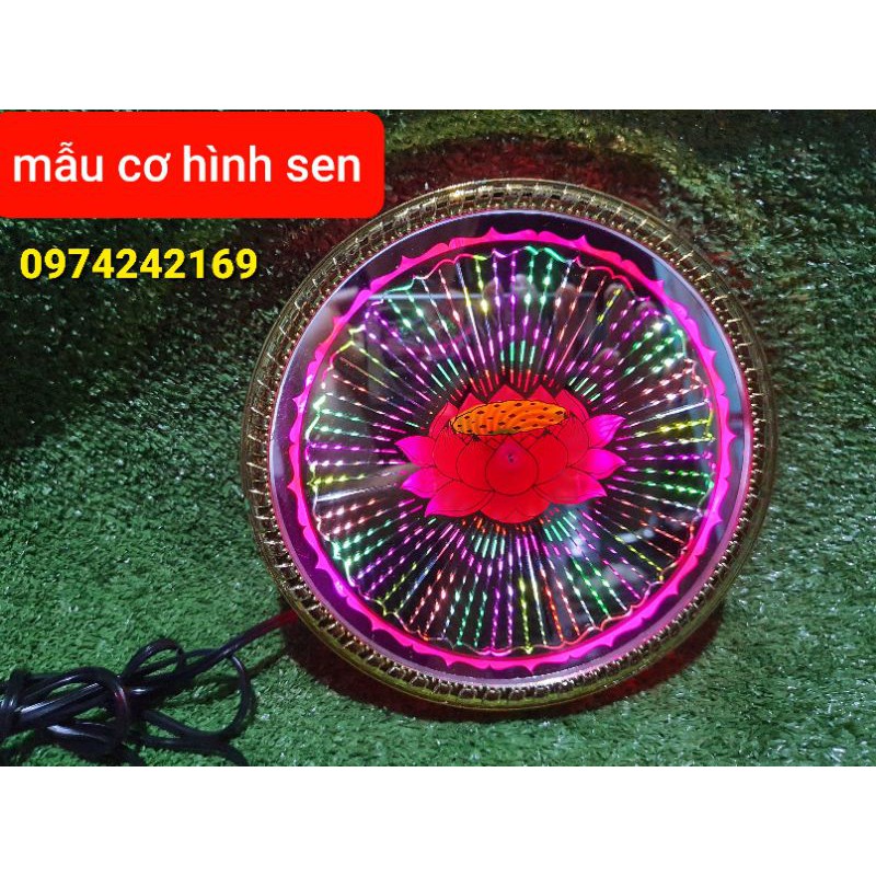 Đèn hào quang cơ và led , hình sen và hình vạn