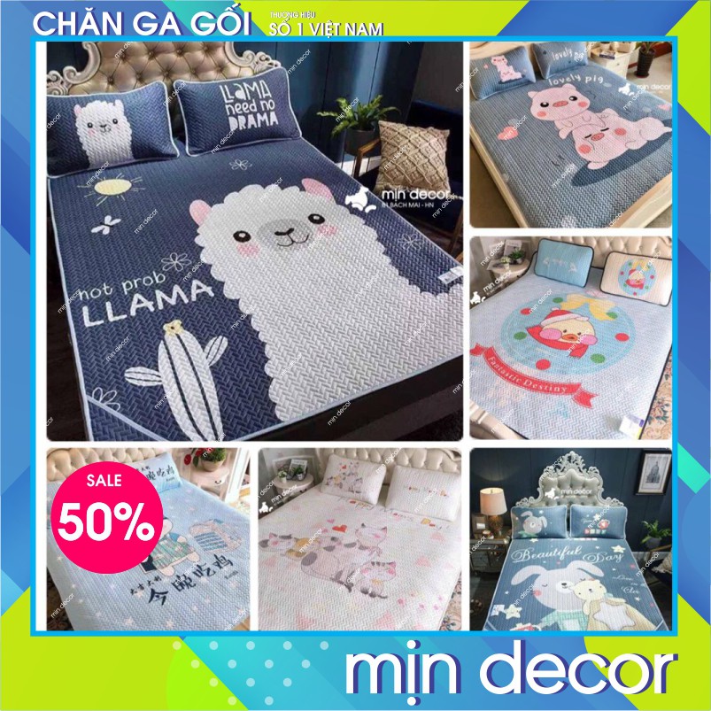 [Mã Giảm Giá #10K "MIND300K"] Bộ Chiếu Tencel - Cao Su Non 3D LaTex💝Chất Liệu Tencel 3M👉 Mềm-Mịn-Mát💝 #Hot_Trend_2020