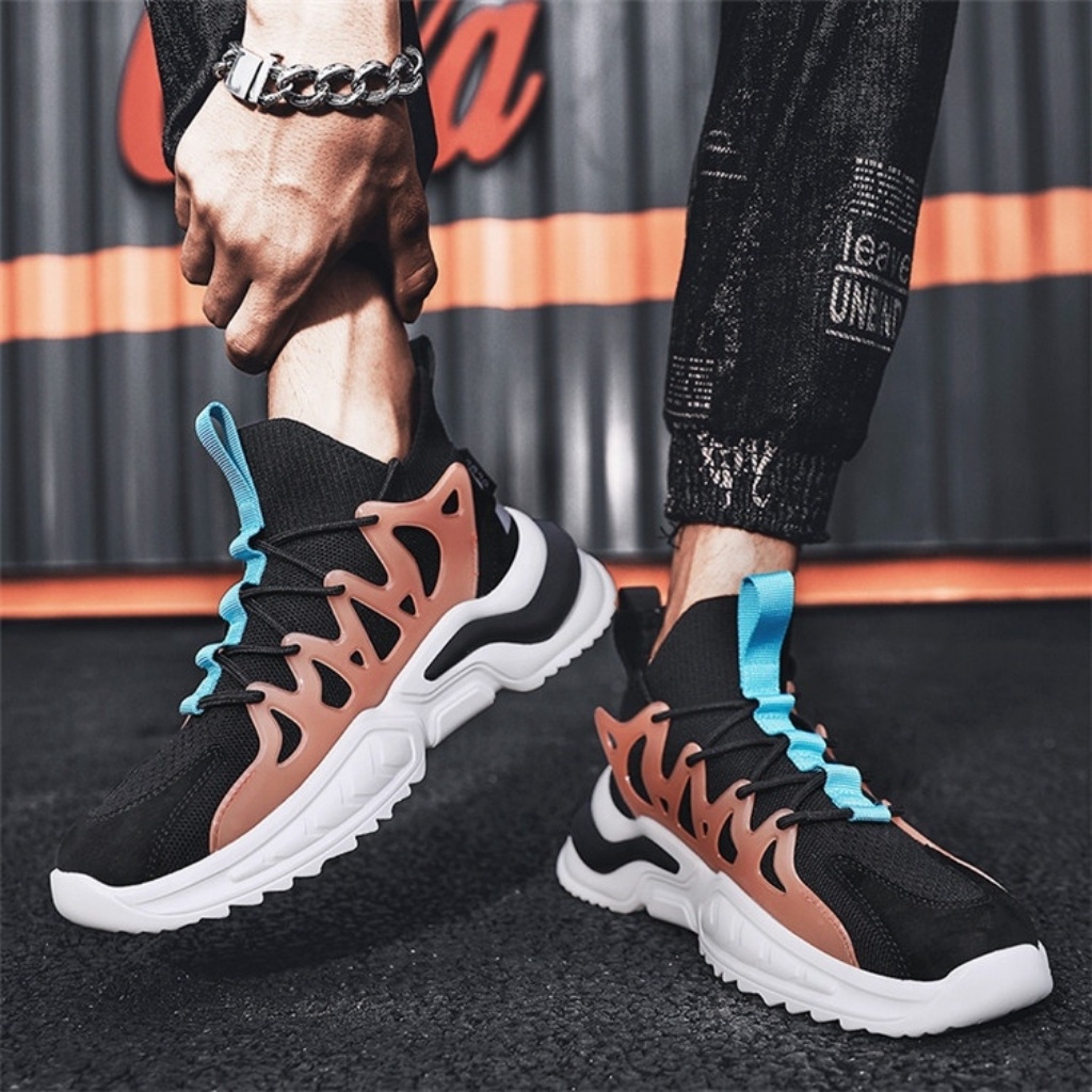 Giày sneaker nam chất vải cao cấp kết hợp da lộn phong cách trẻ trung năng động size 39-44 KATEZAG58