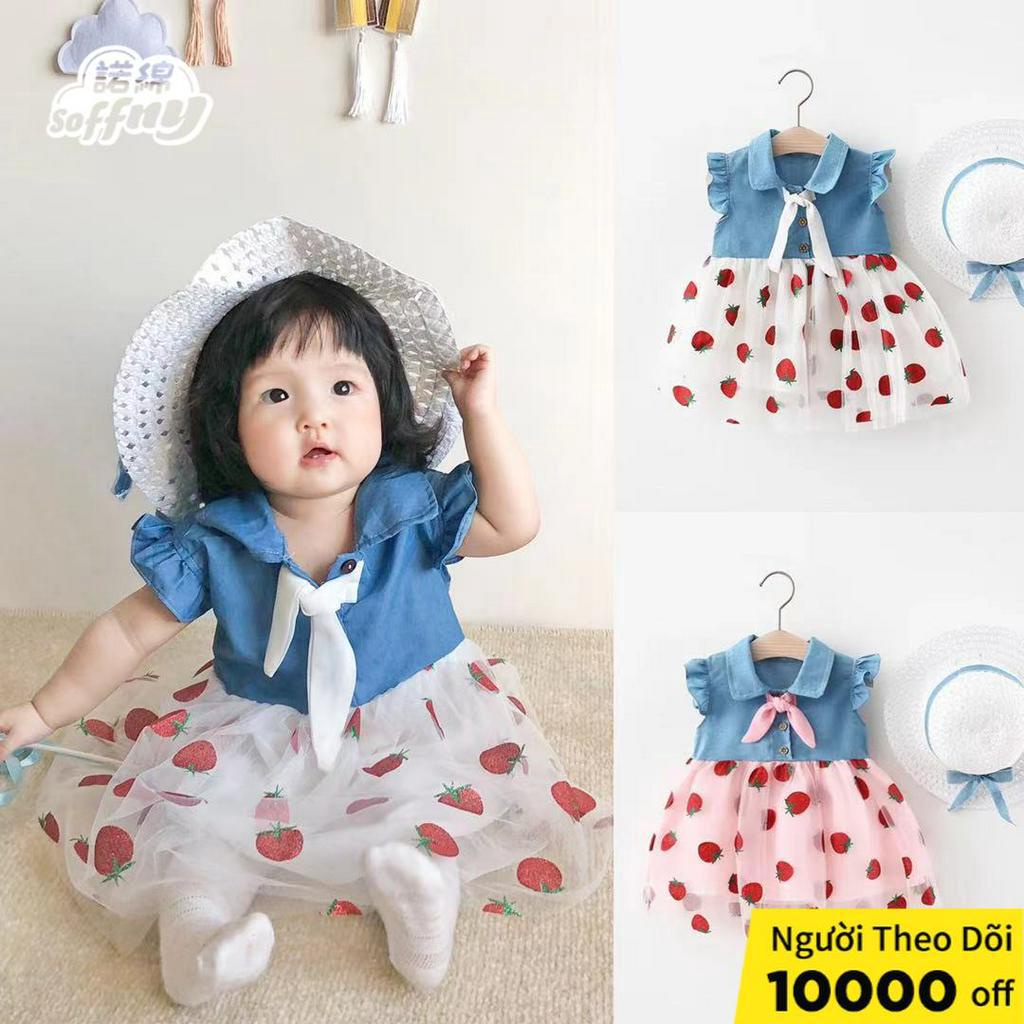 Đầm công chúa Soffny phong cách Hàn Quốc thời trang dành cho bé gái