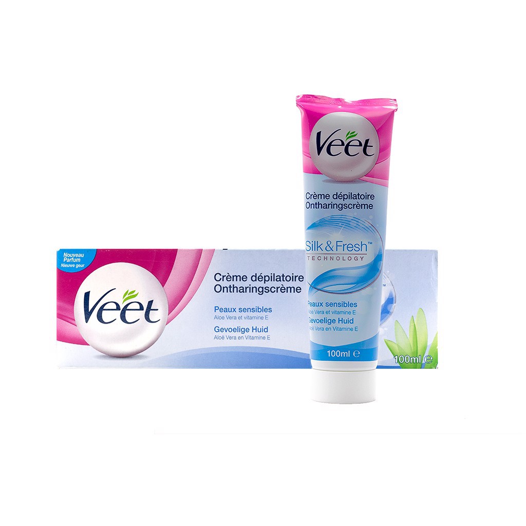 Kem Tẩy Lông Veet Dành Cho Da Nhạy Cảm & Da Thường Veet Silk & Fresh ( 25g & 50g) | BigBuy360 - bigbuy360.vn