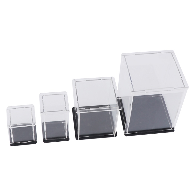 Hộp Đựng Đồ Chơi Khối Lập Phương Bằng Acrylic Trong Suốt Chống Bụi / Tia UV