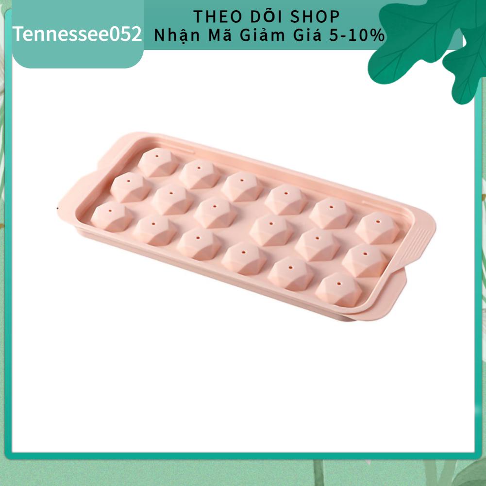 Tennessee052 Ice Cube Tray Creative Homemade Mold Freezer with Cover for Cocktail