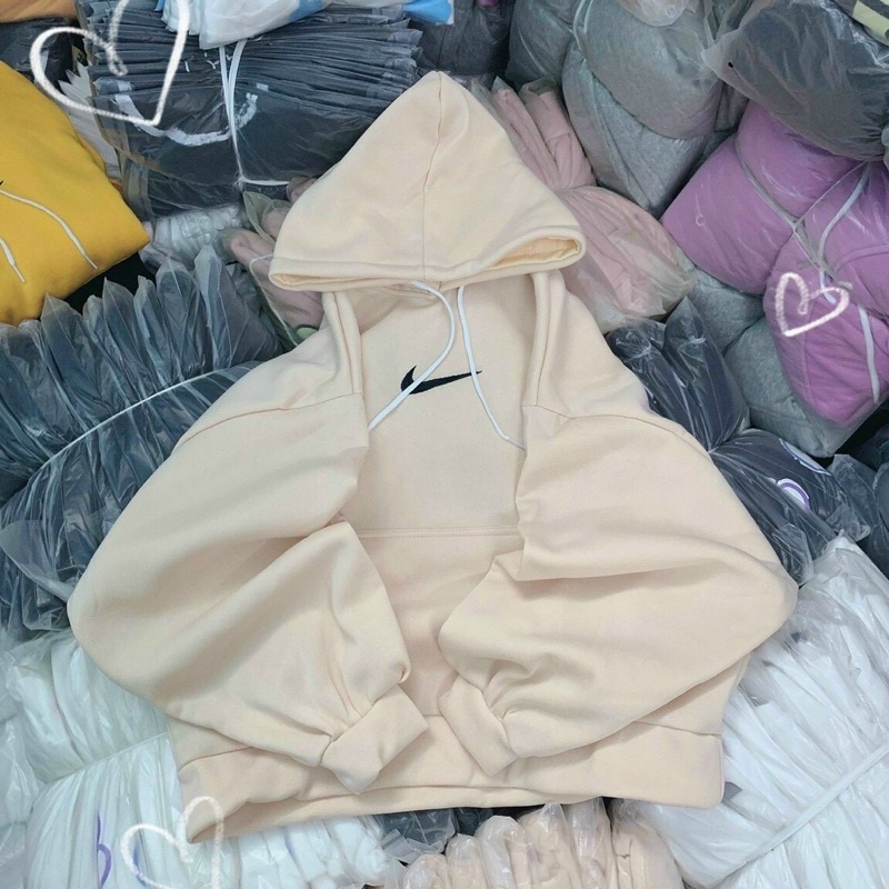 Áo hoodie tay phòng đơn giản nỉ bigsize 55-80kg