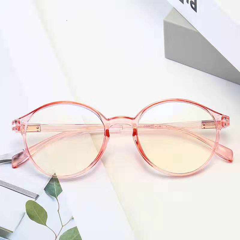 Mắt kính gọng tròn trong suốt chống ánh sáng xanh cho nam nữ