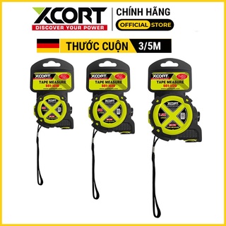 Thước cuộn - Thước cuộn thép 3/5m XCORT Chất liệu thép bọc cao su