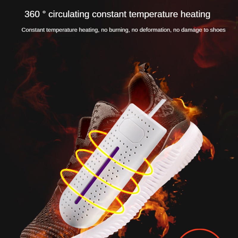 Máy Sấy Giày VA Di Động 65°C 149°F Máy Sấy Khô Giày Bốt Khử Mùi Không Đổi Nhiệt Độ
