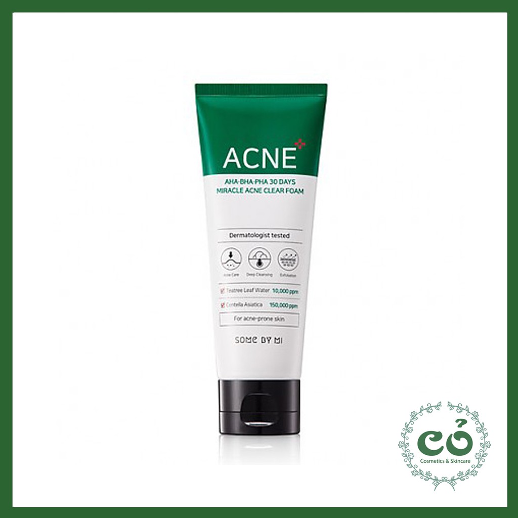 Sữa Rửa Mặt Some By Mi AHA-BHA-PHA 30 Days Miracel Acne Clear Foam