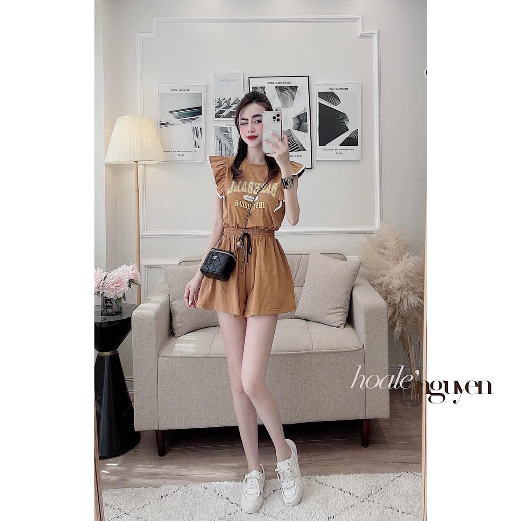 Bộ Baseballl viền bèo xinh xẻo (kèm ảnh thật,video) | BigBuy360 - bigbuy360.vn