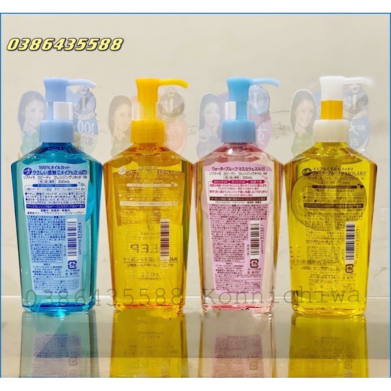 [Date Xa] Dầu tẩy Trang Kose Softymo Deep Cleansing Oil 230ml,Nước tẩy Trang Nhật bản