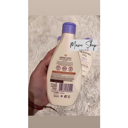 Sữa Tắm Cho Bé Aveeno Baby Calming Comfort Bedtime Bath&Wash 250ml