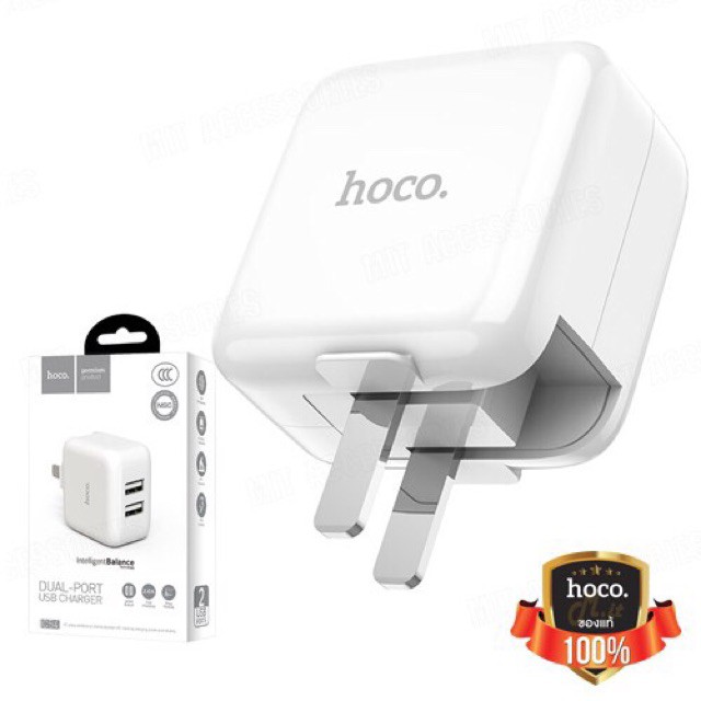 Củ Sạc Nhanh ⚡️𝐅𝐑𝐄𝐄 𝐒𝐇𝐈𝐏⚡️ Fast Charging - 2 Cổng USB 2A Hoco C54 -BH 12 Tháng