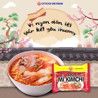 Mì Kim Chi Ottogi 120G lốc 8 gói