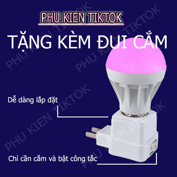 Bóng Đèn led đổi màu có điều khiển tùy ý - Bóng Led decor trang trí phòng ngủ, nhà cửa, Đèn quay Tiktok Triệu view | BigBuy360 - bigbuy360.vn
