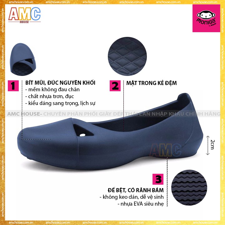 Giày nhựa đúc Thái Lan MONOBO siêu nhẹ - WINTER 1 | BigBuy360 - bigbuy360.vn