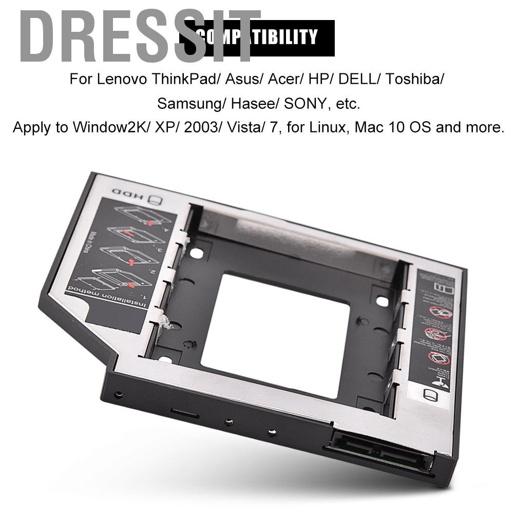 Khay Đựng Ổ Cứng Sata 2.5 "Hdd Ssd 9.5mm Cho Cd / Dvd-Rom Laptop | BigBuy360 - bigbuy360.vn