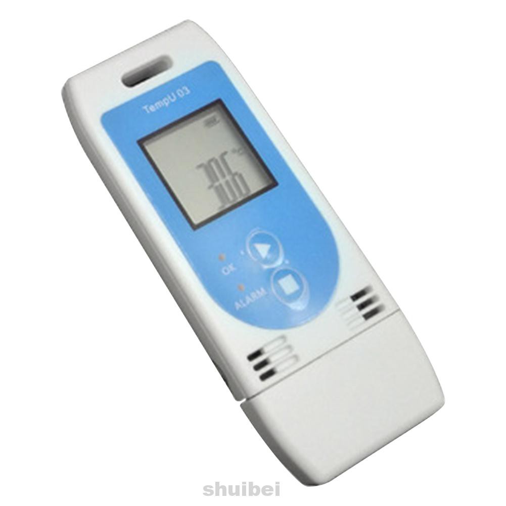 Warehouse LCD Display Portable Small CSV PDF Humiture Reusable Temperature Humidity Logger