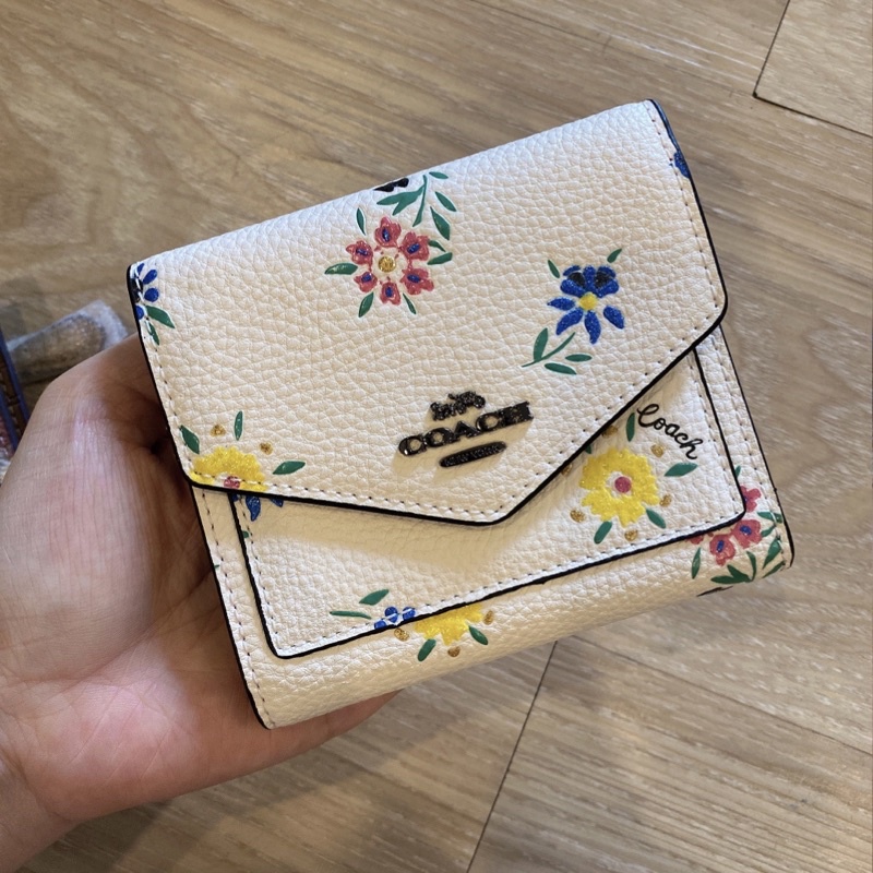 VÍ COACH NỮ MINI NẮP GẬP✔️dư xịn