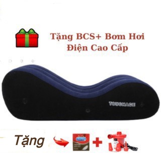 Ghế Tình Yêu Bơm Hơi TOUGHAGE cao cấp  l Ghế vợ chồng bơm hơi thư giãn l Tặng Kèm Bơm Hơi, BCS