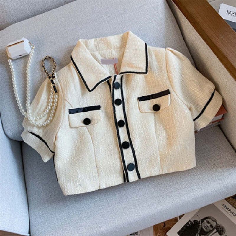 ẢNH THẬT Set Dạ Tweed Sơ Mi Quần Short