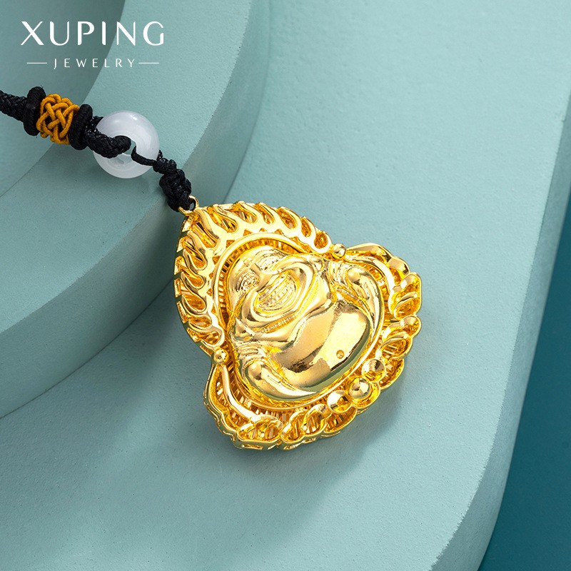 Chuỗi Dây Chuyền Nam Mạ Vàng, Phong Cách Retro Nhật Bản, Ý Nghĩa May Mắn - XPDCN08
